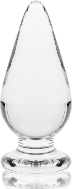 Actual product image Ibiza Nebula Series By ™ - Model 4 Anal Plug Borosilicate Glass 11 X 5 cm Clear