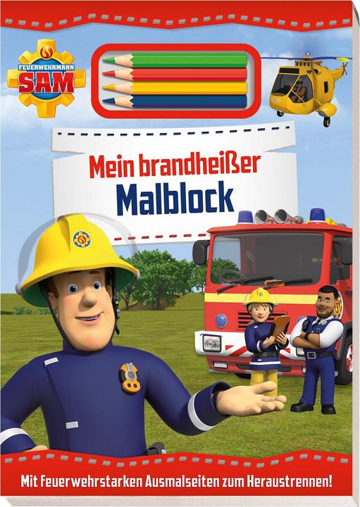 Image du produit Panini Sam le pompier : Mon bloc de coloriage incendiaire