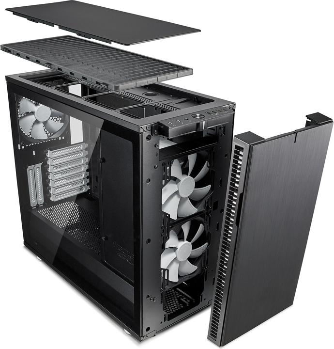 Image du produit Fractal Define R6 Black Tempered Glass (ATX)