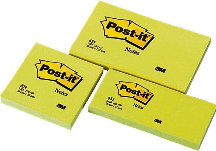 Produktbild Post-it Haftnotzien (76 x 76 mm)