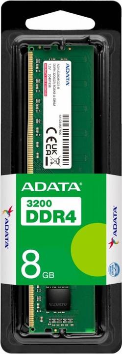 Image du produit Adata AD4U32008G22-SGN Module de mémoire GB DDR4 (1 x 8GB, 3200 MHz, RAM DDR4, DIMM)