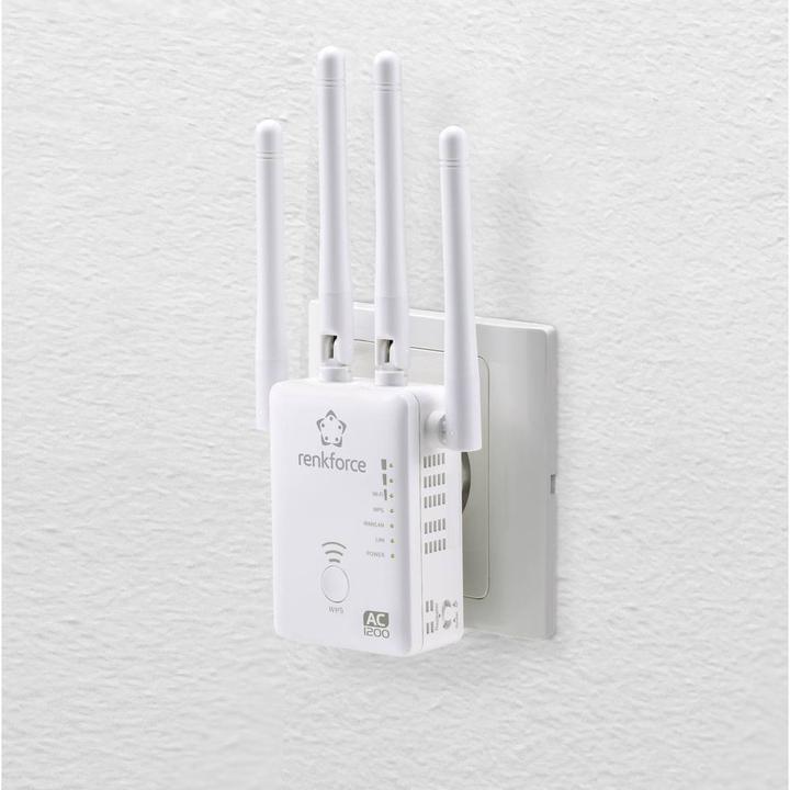Actual product image Renkforce AC Dualband WLANRouter/Repeater/AP (867 Mbit/s, 300 Mbit/s)