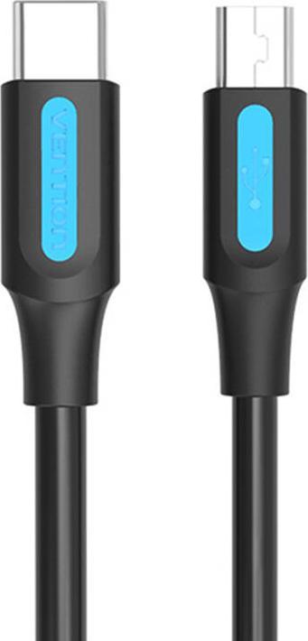 Vention USB-C 2.0 to Mini-B 2A cable 1m COWBF black (1 m, USB 2.0)