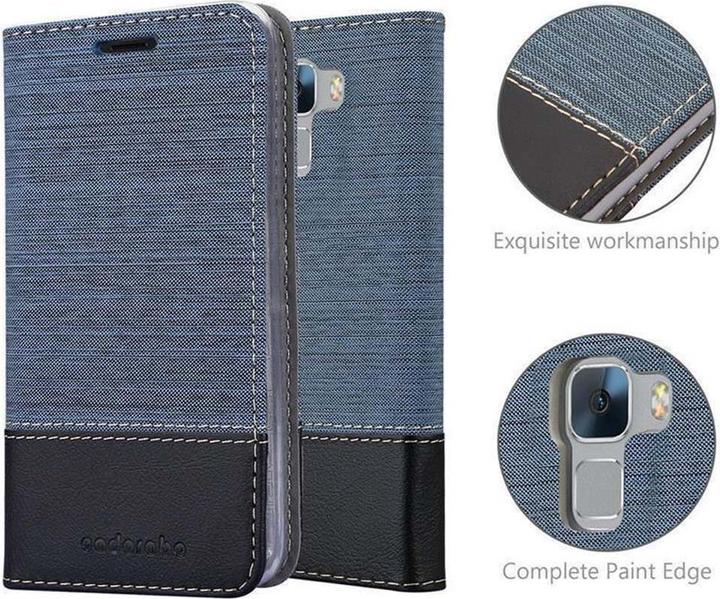 Produktbild Cadorabo Book Jeans Optik Cover (Honor 7)