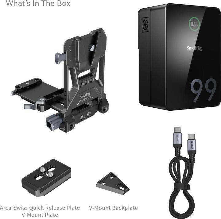 Produktbild SmallRig VB99 Pro mini V Mount Battery (Kit) 5046 (Akku)