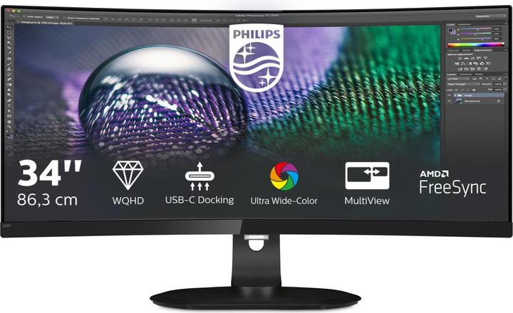 Produktbild Philips P-line 349P7FUBEB (3440 x 1440 Pixel, 34")