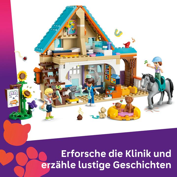 Actual product image LEGO Tierarztpraxis für Pferde und Haustiere (42651, LEGO Friends)