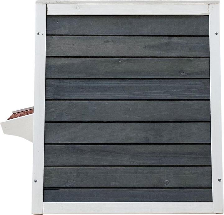 Immagine prodotto Wiltec Casetta per gatti in legno resistente alle intemperie 51 x 50,5 x 48,5 cm per uso interno ed (Gatto)