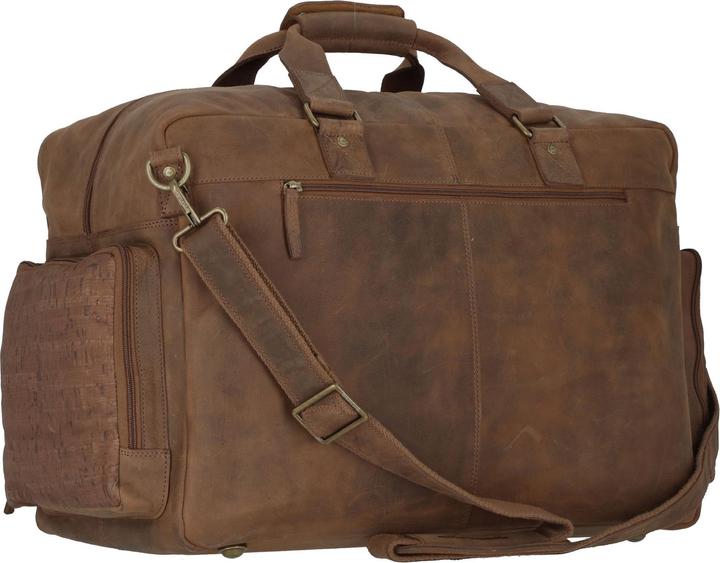 Actual product image Greenland Nature Nature Weekender travel bag leather 50 cm laptop compartment (39 l)