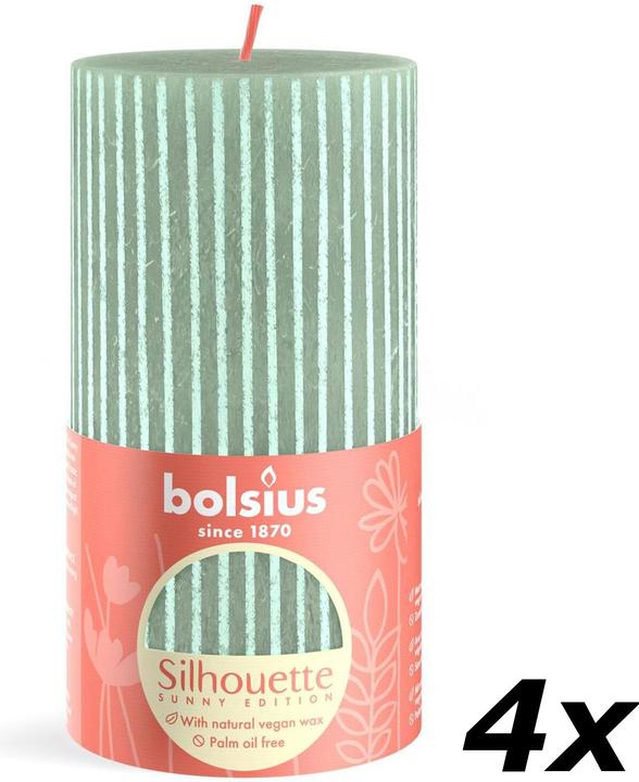 Actual product image Bolsius Set of 4 Pillar Candle (4 pcs.)
