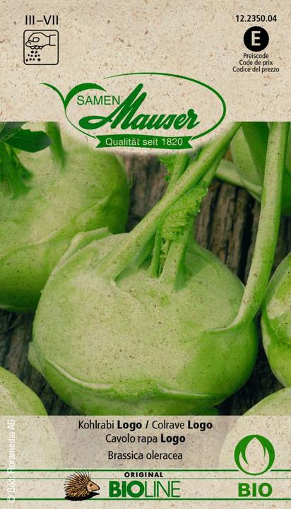 Produktbild Samen Mauser Knospe Bio Kohlrabi Logo (Gemüsesamen)