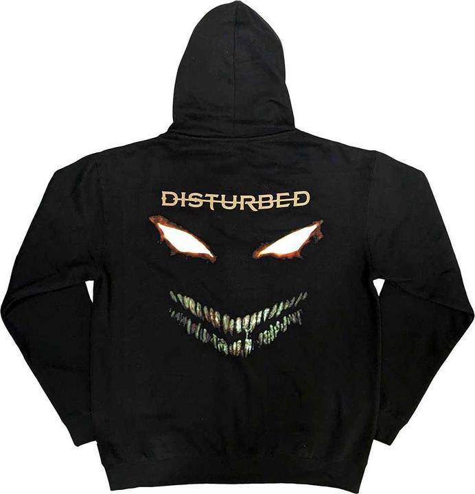 Disturbed The Face Hoodie mit durchgehendem Reissverschluss