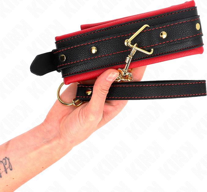 Image du produit Pipedream KINK - COLLIER AVEC LAISSE EN TISSU SIMPLE, RÉGLABLE 33-48 CM X 5,7 CM