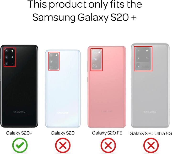 Actual product image Nalia 360° mobile phone cover (Samsung Galaxy S20+)