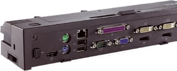 Actual product image Dell E-Port Replicator Advanced W/ 130-Watt Power Adapter Cord (Docking port (proprietary), 5 Ports)