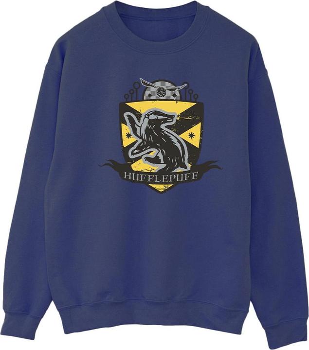 Actual product image Womens/Ladies Hufflepuff Chest Badge Sweatshirt (XL)