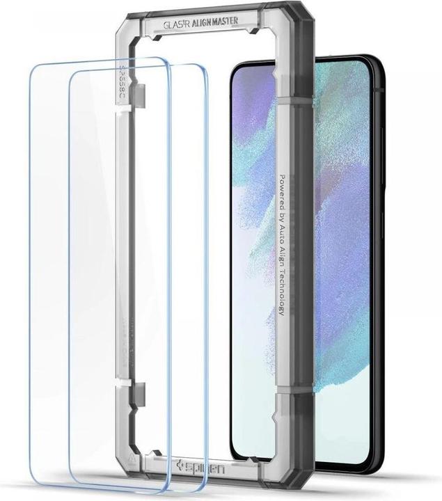 Image du produit Spigen ALM verre.tr Samsung S21 FE 2szt. szkło hartowane AGL03088 (2 pièce(s), Samsung Galaxy S21 FE)