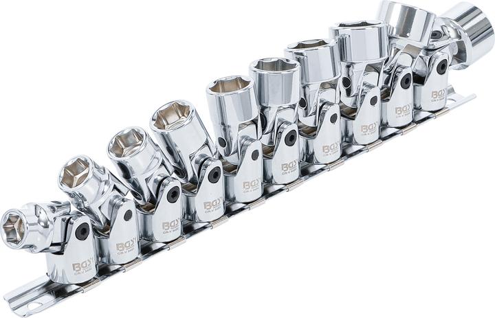 Actual product image BGS Universal Joint Socket Set, Hexagon 10 mm (3/8") Drive 10 - 19 mm 10 pcs. (3/8")