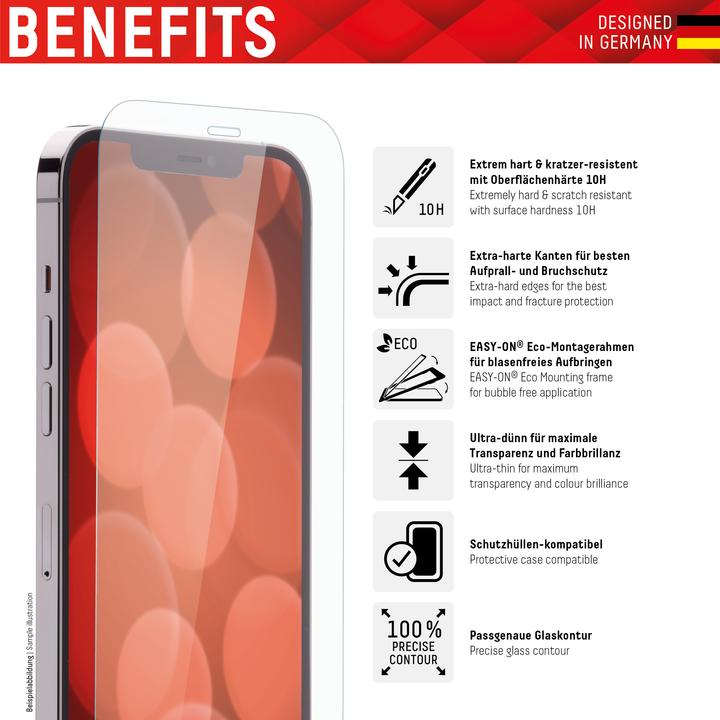 Actual product image Displex Real Glass, 2D Panzerglas (1 Piece, Apple iPhone X, Apple iPhone 11 Pro, Apple iPhone XS)