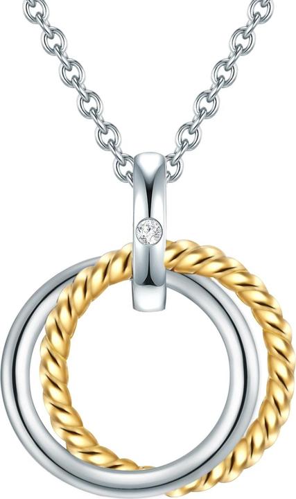 Lulu & Jane Damen Kette Sterling Silber - 35500 (Sterling Silber)