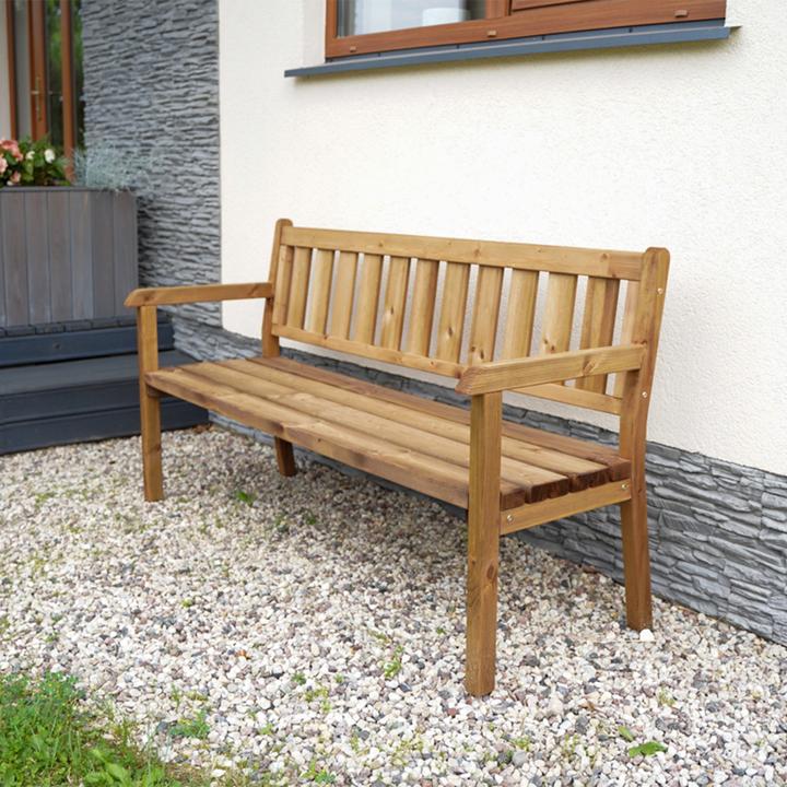Image du produit Axi Charlotte Banc de jardin en bois 170 cm - Marron