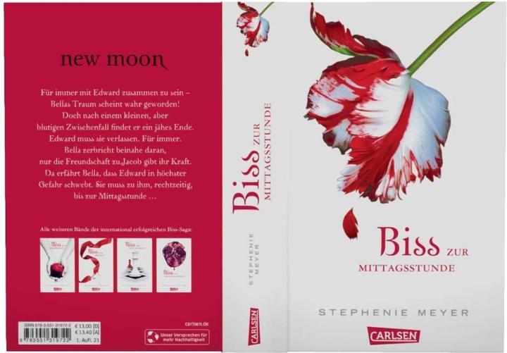 Actual product image Bite at Noon (Bella and Edward 2) (Stephenie Meyer, Sylke Hachmeister, German)