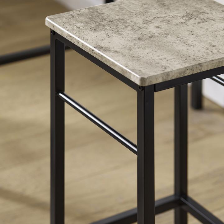 Produktbild SoBuy Bartisch mit Hockern Set (80 x 87 x 50 cm)