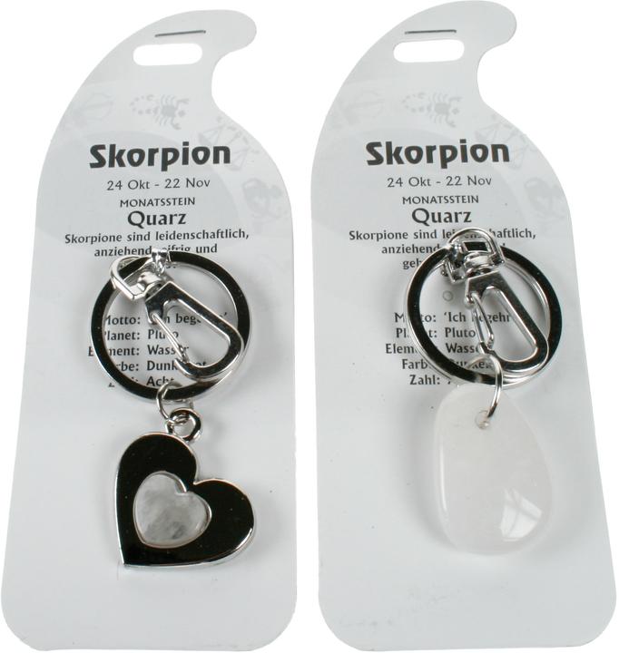 Roost Schlüsselanhänger Skorpion G268 Quarz 2 Motive (assortiert) (Quarz)