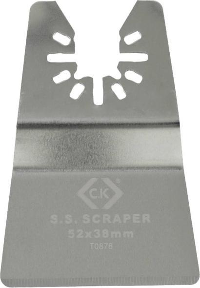 Actual product image C.K Magma Stainless steel scraper for oscillating tool (Replacement blade)