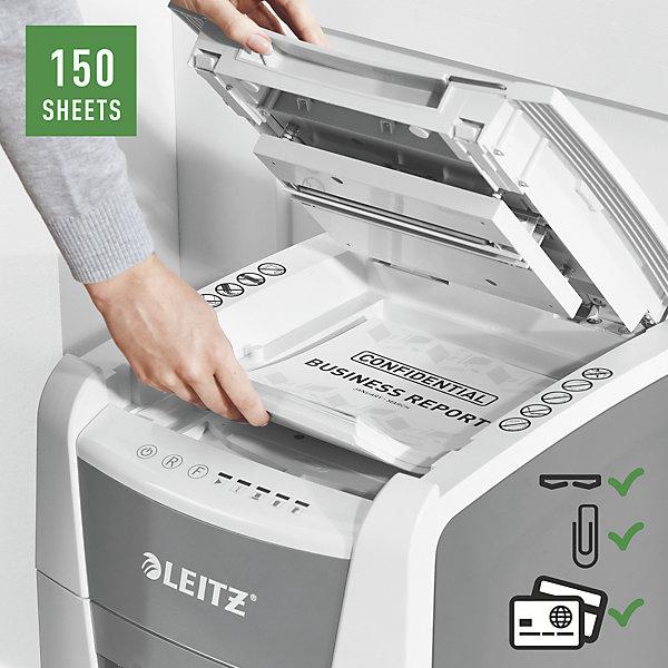 Actual product image Leitz Shredder IQ Autofeed Office 150 particle cut 44 l (Particle cut)