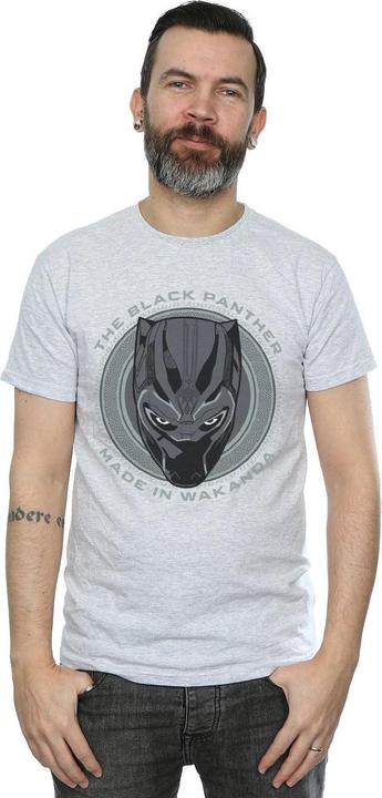 Actual product image Black Mens Made in Wakanda Cotton T-Shirt (3XL)