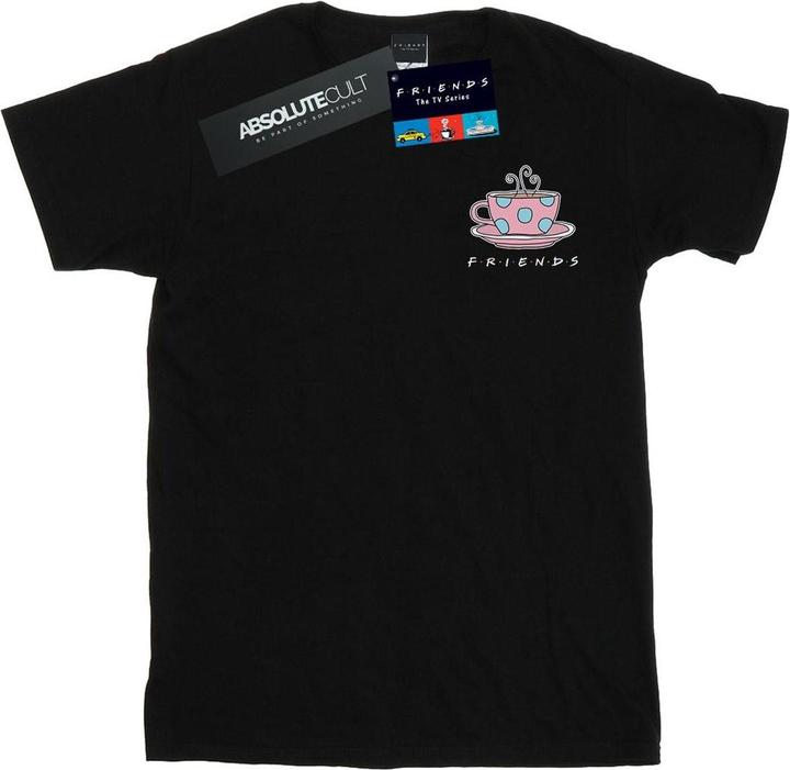 Actual product image Friends Womens/Ladies Coffee Cup Breast Print Cotton Boyfriend T-Shirt (3XL)