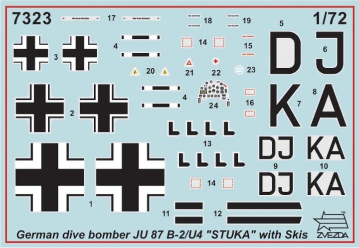 Produktbild 1:72 JU-87 B-2/U4 Stuka w/Ski