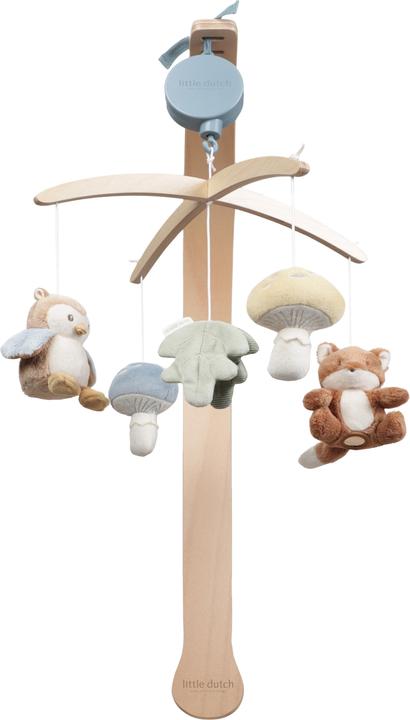 Produktbild Little Dutch Musik Mobile aus Holz Forest Friends