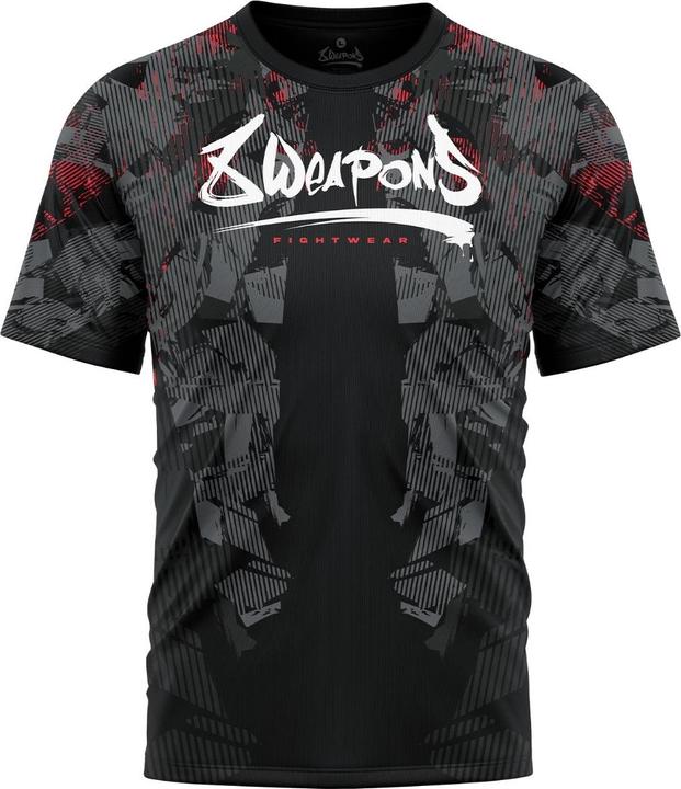 8Weapons 8 WEAPONS Functional T-Shirt, Hit 2.0, black-red, XL (XL)