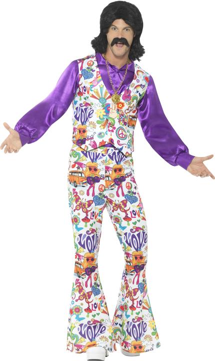 Immagine prodotto Smiffys Costume da hippie anni '60 Groovy (uomo) (L)