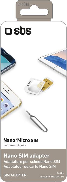Actual product image SBS SIM adapter nano to micro