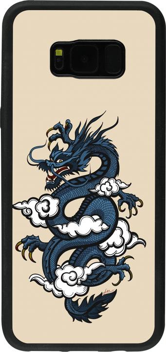 Actual product image PhoneLook Coque Silicone rigide noir Blue Dragon Tattoo (Samsung Galaxy S8+)
