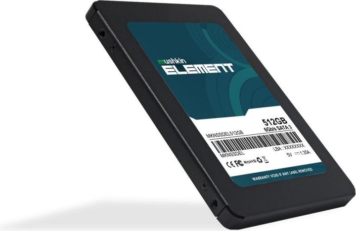 Actual product image Mushkin SSD Element 2.5 512GB SATA3 (512 GB, 2.5")