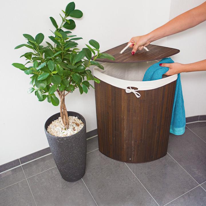 Immagine prodotto Relaxdays Cesto portabiancheria angolare (60 l)