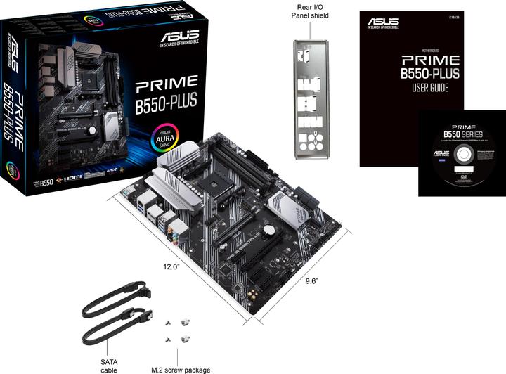 Immagine prodotto ASUS PRIME B550-PLUS (AM4, AMD B550, ATX)