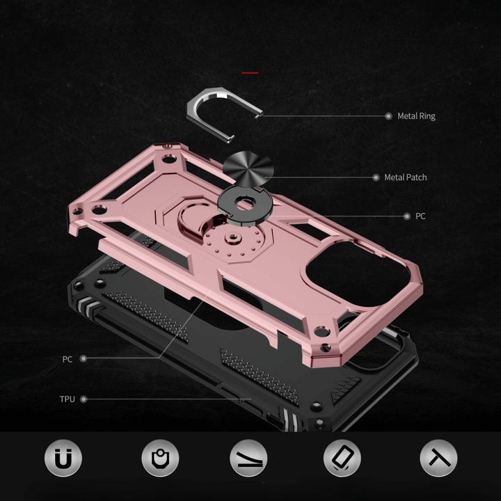Produktbild Cover-Discount iPhone 16 - Robustes Back Cover mit Kickstand (Apple iPhone 16)