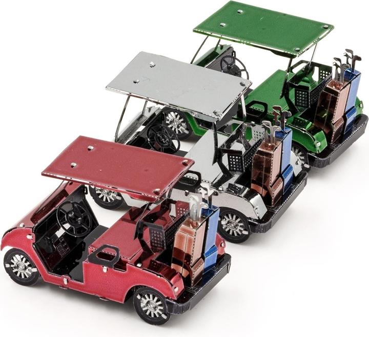 Actual product image Metal Earth constructie speelgoed Golf Cart SET of 3
