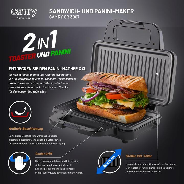 Immagine prodotto Camry Sandwichmaker CR 3067
