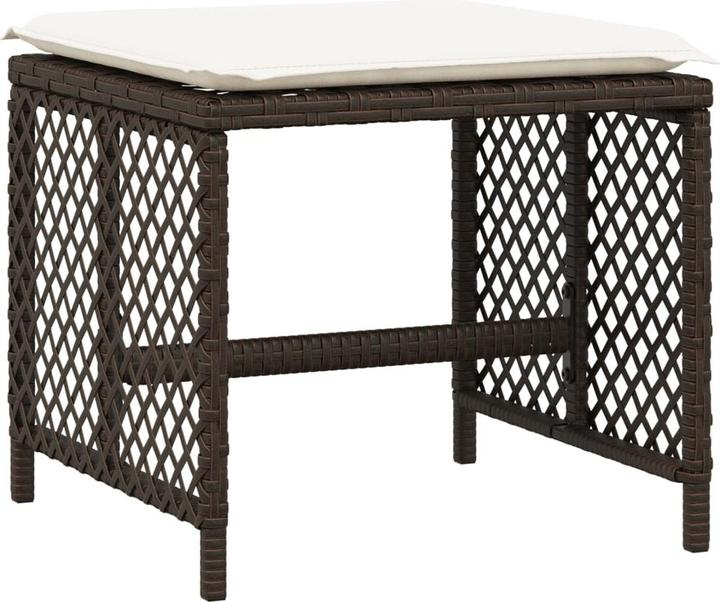Image du produit VidaXL Meuble de jardin Ensemble de jardin 13 pièces brun poly rotin (106 cm)