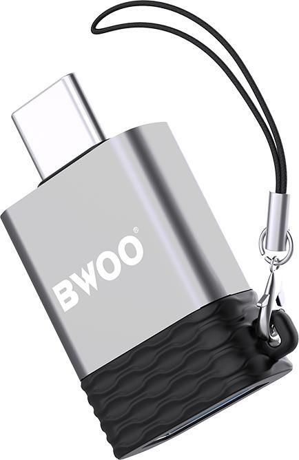 Produktbild Bwoo Adapter BZ-35 USB - USB-C grau OTG