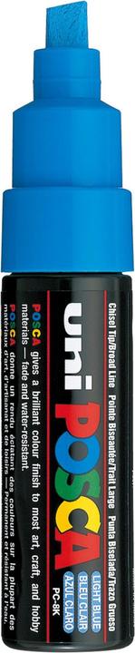 Actual product image Posca Marker PC-8K wedge tip (Blue, 8 mm, 1 x)