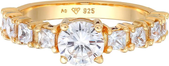 Produktbild Elli Ring Zirkonia Verlobung Eternity 925 Silber (58, 925 Silber)