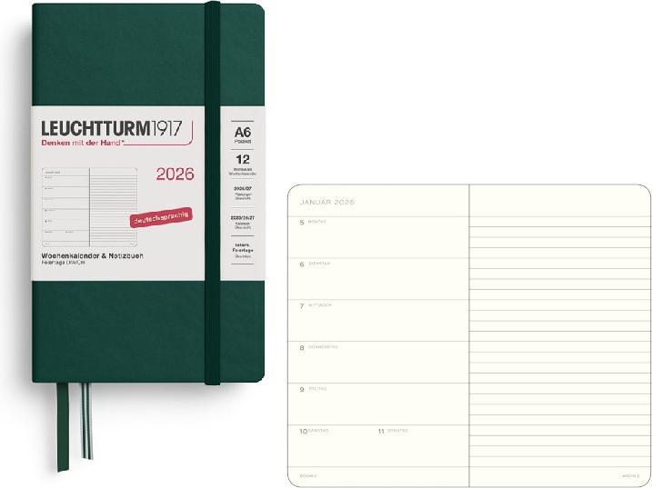 Produktbild Leuchtturm1917 Leuchtturm 1w/S Pocket Hc F.Green (A6, Deutsch)