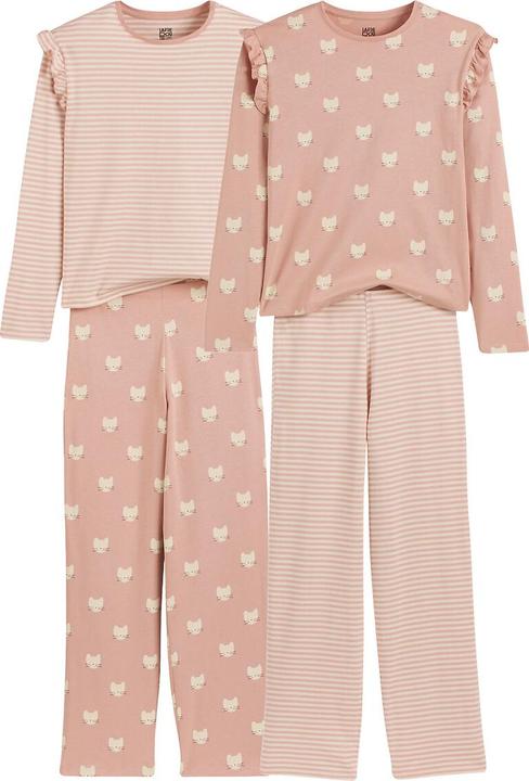 La Redoute Collections 2er-Pack Baumwoll-Pyjamas